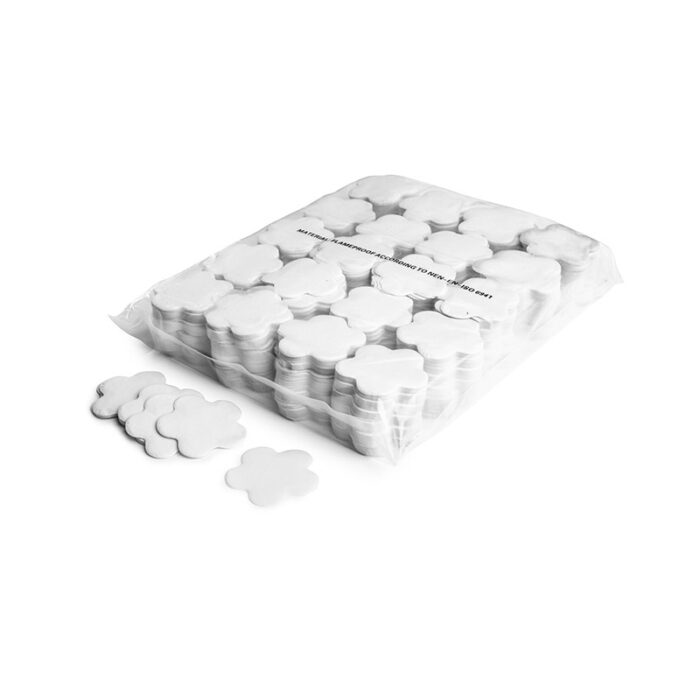 MagicFX - Slowfall confetti flowers Ø 55 mm - White